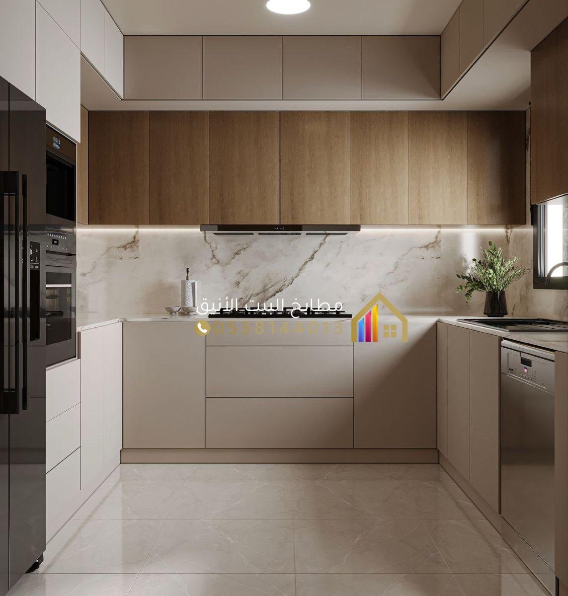 تصميم مطبخ صغير مثالي للمساحات المحدودة في شقق الرياض